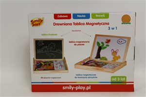 Obrazek Drewniana Tablica Magnetyczna SMILY PLAY