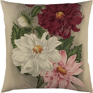 Obrazek Poszewka na poduszkę 50x50cm - Dalia fioletowa