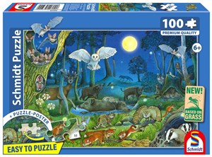 Picture of Puzzle 100 PQ Zwierzęta w lesie 113337