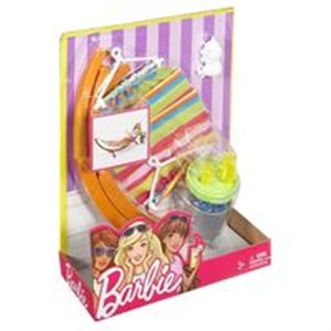 Obrazek Barbie akcesoria wypoczynkowe hamak