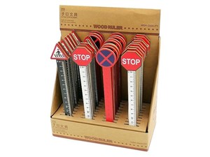 Obrazek Linijka 12cm znak drogowy (36szt)