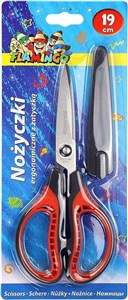 Picture of Nożyczki ergonomiczne z zatyczką na ostrzu 19cm
