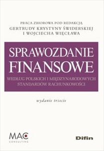 Picture of Sprawozdanie finansowe według polskich i międzynarodowych standardów rachunkowości