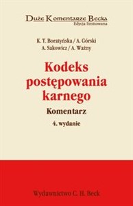 Picture of Kodeks postępowania karnego Komentarz