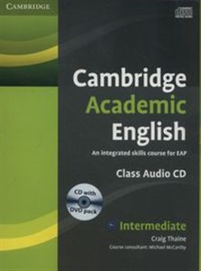Obrazek Cambridge Academic English B1+ Intermediate Class Audio CD and DVD Pack