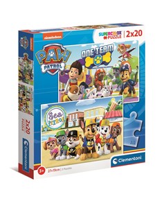 Picture of Puzzle 2w1 super color Psi Patrol 24779