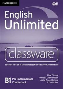 Obrazek English Unlimited Pre-intermediate Classware DVD