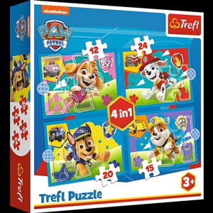 Picture of Puzzle 4w1 PAW Patrol, Biegnące Pieski