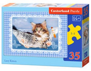 Obrazek Puzzle Lazy Kitten 35