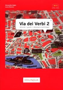 Obrazek Via dei Verbi 2 Książka z kluczem odpowiedzi