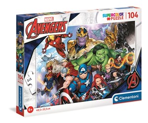 Picture of Puzzle 104 super color Avengers 25718