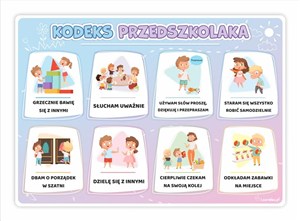 Obrazek Plakat edukacyjny - Kodeks przedszkolaka A3