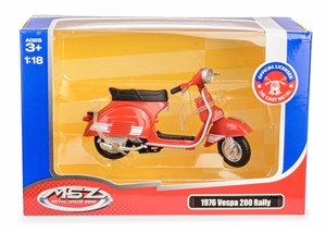 Picture of MSZ Skuter Vespa 1976 Vespa 200 Rally czerwony w skali 1:18