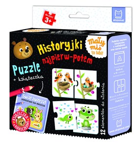 Picture of Historyjki najpierw-potem Puzzle + książeczka