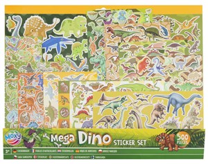 Obrazek Mega naklejki Dino 500 sztuk