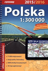 Obrazek Polska 2015/2016. Atlas samochodowy w skali 1:300 000