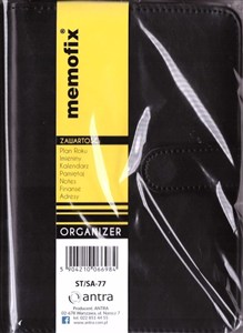Obrazek Organizer Memofix B6 ST/SA 77 czarny
