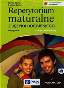 Obrazek Repetytorium maturalne z języka rosyjskiego Podręcznik z płytą CD Zakres podstawowy Szkoła ponadgimnazjalna