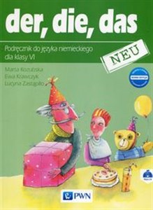 Picture of der die das neu 6 Podręcznik do języka niemieckiego + CD Szkoła podstawowa