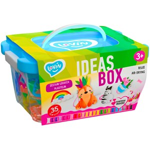 Obrazek Masa plastyczna lekka TM Lovin Ideas Box +akcesoria