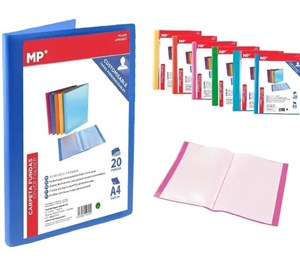 Obrazek Teczka ofertowa A4 z 20 koszulkami MIX