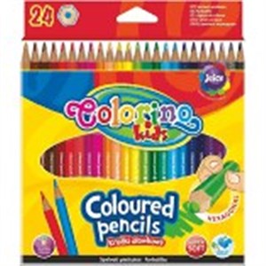 Picture of Kredki ołówkowe heksagonalne Colorino kids 24 kolory
