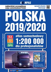 Picture of Polska 2019/2020 Atlas samochodowy 1:200 000 dla profesjonalistów