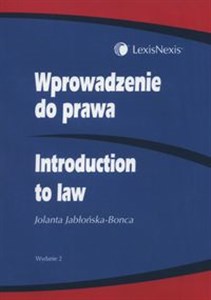 Picture of Wprowadzenie do prawa Introduction to Law