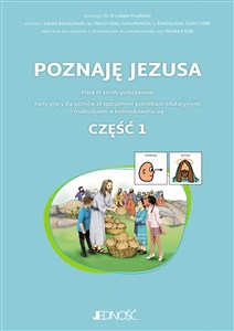 Obrazek Poznaję Jezusa 3 Karty pracy dla uczniów ze specjalnymi potrzebami edukacyjnymi i trudnościami w komunikacji z symbolami PCS Część 1 Szkoła podstawowa