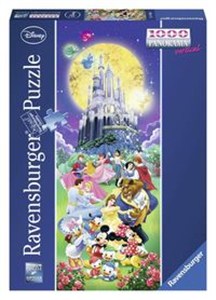 Obrazek Puzzle Panorama Disney Zamek 1000