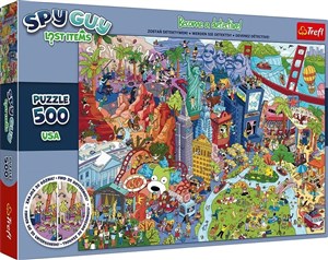 Obrazek Puzzle 500 Spy Guy Lost Items USA Rodzina Treflików 37480