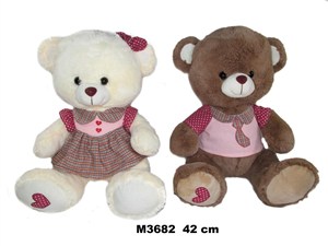 Picture of Miś w ubranku 42cm MIX