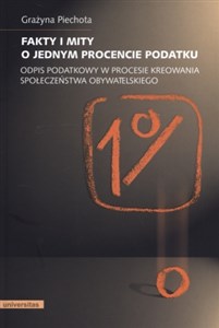 Picture of Fakty i mity o jednym procencie podatku Odpis podatkowy w procesie kreowania społeczeństwa obywatelskiego