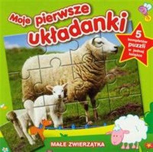 Picture of Moje pierwsze układanki Małe zwierzątka 5 kompletów puzzli w jednej książce