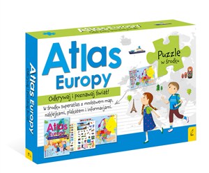 Obrazek Atlas Europy Atlas Plakat z mapą