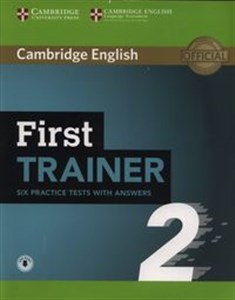Obrazek First Trainer 2 Six Practice Tests with Answers with Audio