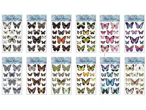 Obrazek Naklejki motyle 60x31cm MIX