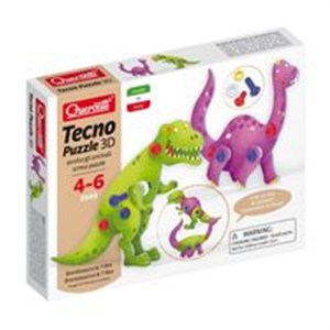 Obrazek Tecno puzzle 3D Brontosaurus T-Rex