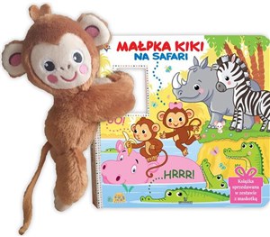 Obrazek Małpka Kiki na safari Książka z maskotką