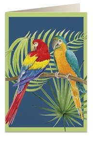 Obrazek Karnet B6 + koperta 6051 Papugi