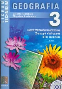 Picture of Geografia 3 Zeszyt ćwiczeń Zakres podstawowy i rozszerzony Liceum, technikum