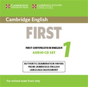 Obrazek Cambridge English First 1 for Revised Exam from 2015 Audio CDs (2)