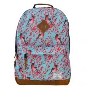 Picture of Plecak dwukomorowy niebieski Ptaki