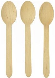 Obrazek Łyżki drewniane 8szt