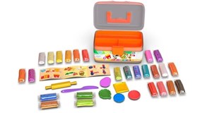 Picture of Zestaw z ciastoliną piankolina Pizza Box