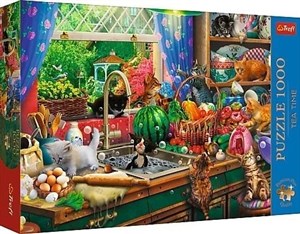 Picture of Puzzle 1000 Tea Time Kociaki rozrabiaki