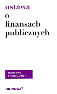 Picture of Ustawa o finansach publicznych