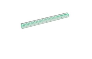 Picture of Linijka plastikowa z uchwytem 30 cm D.RECT