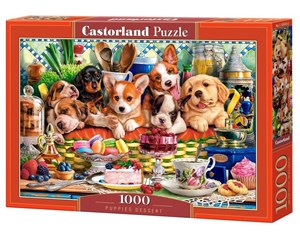 Picture of Puzzle 1000 Puppies Dessert