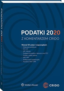 Picture of Podatki 2020 z komentarzem Crido